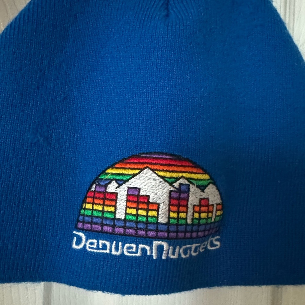 Denver Nuggets Beanie - Vintage ^Upcycled